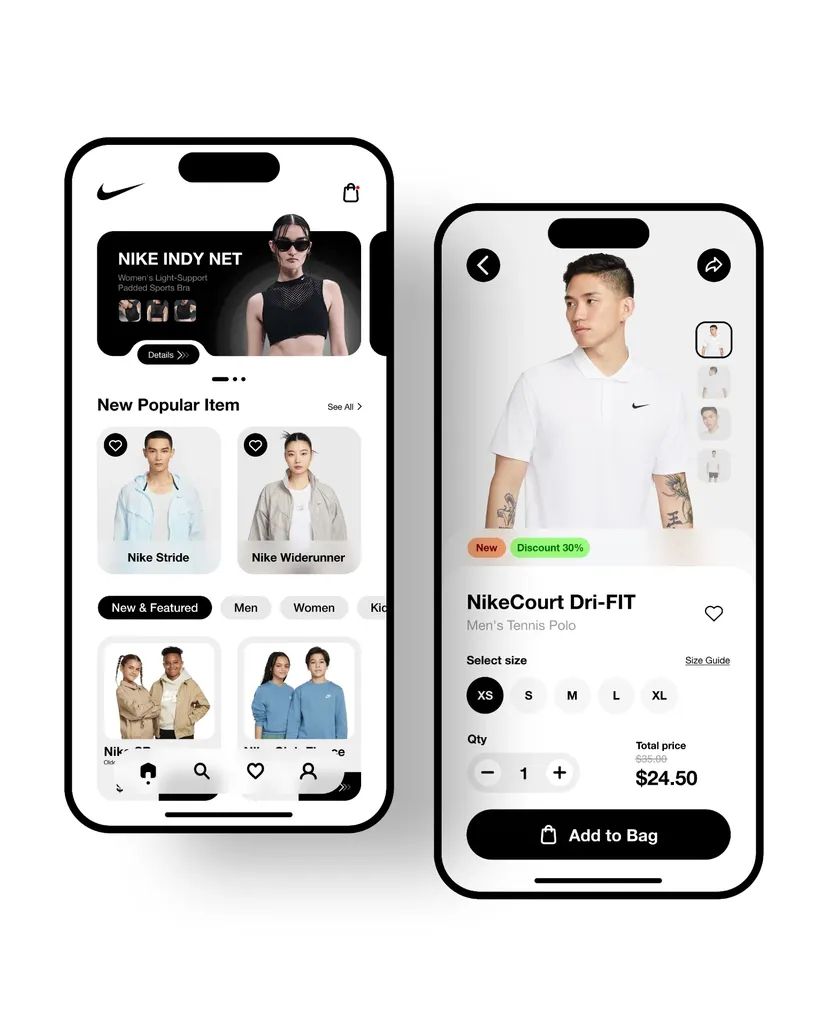 Selected mobile UX work
