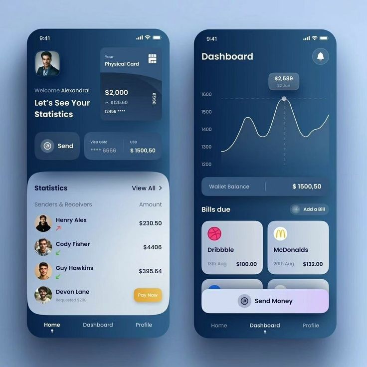 Selected digital product interface