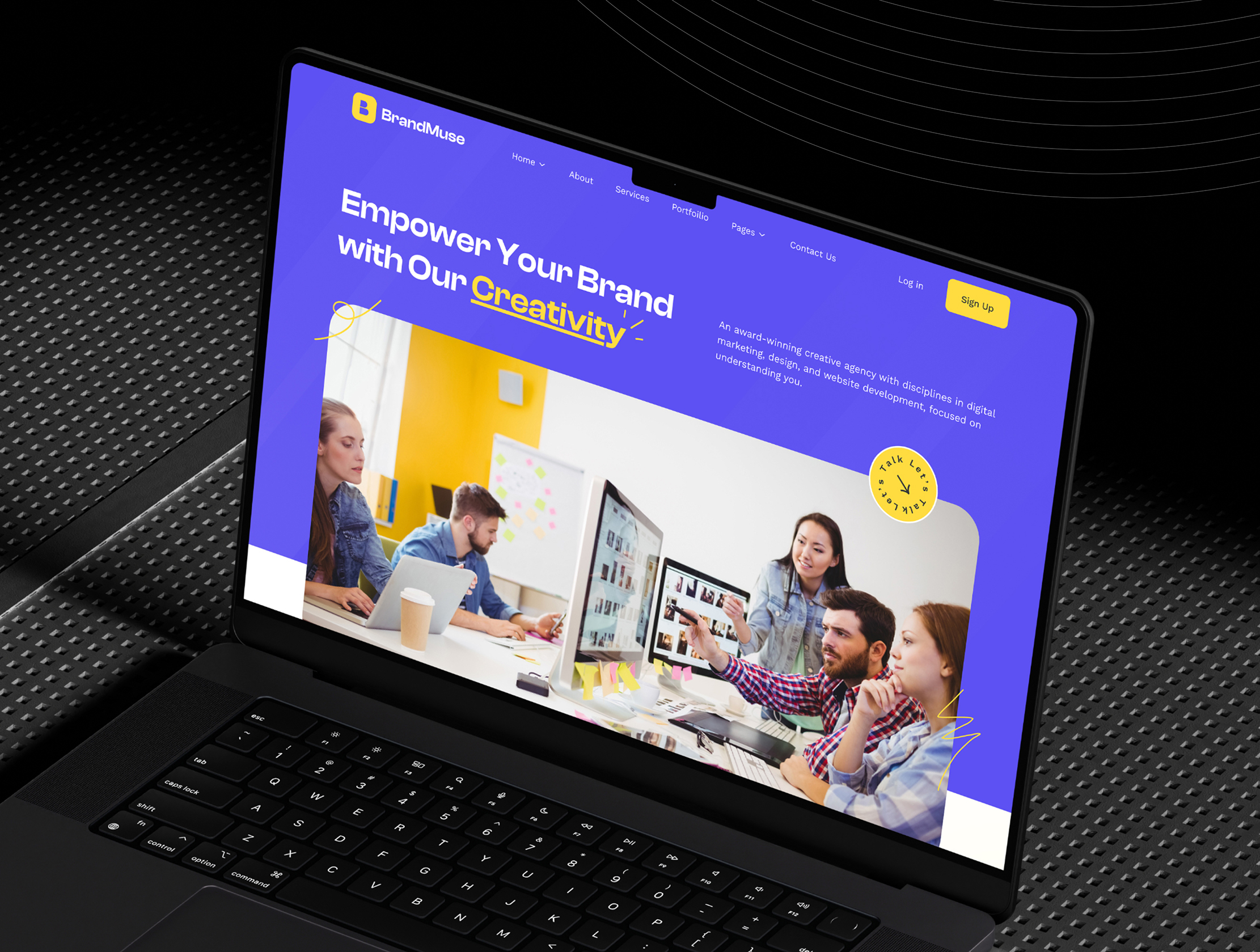 Digital Agency Website UI Design