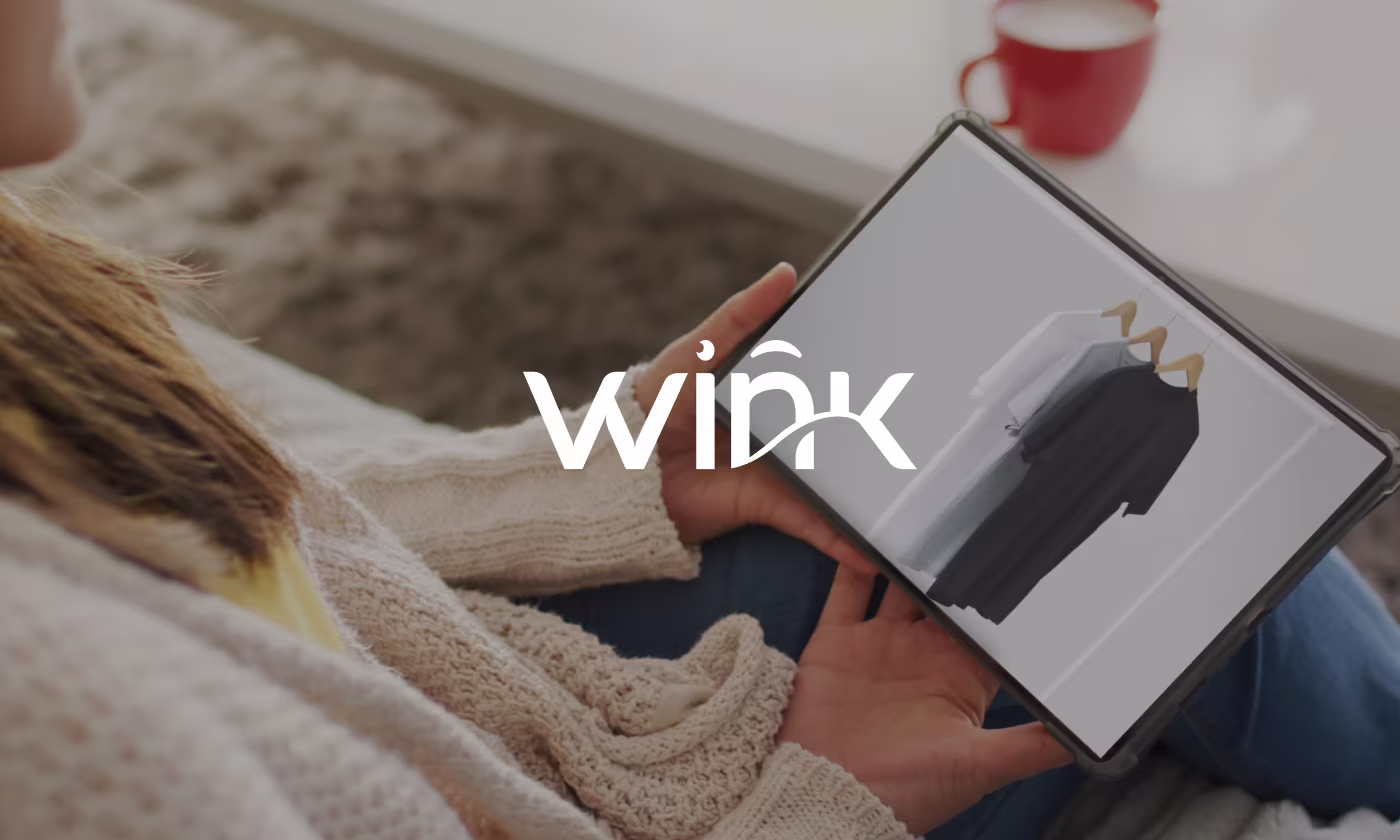 Wink premium fashion e-commerce website homepage redesign by Pixavix Studio